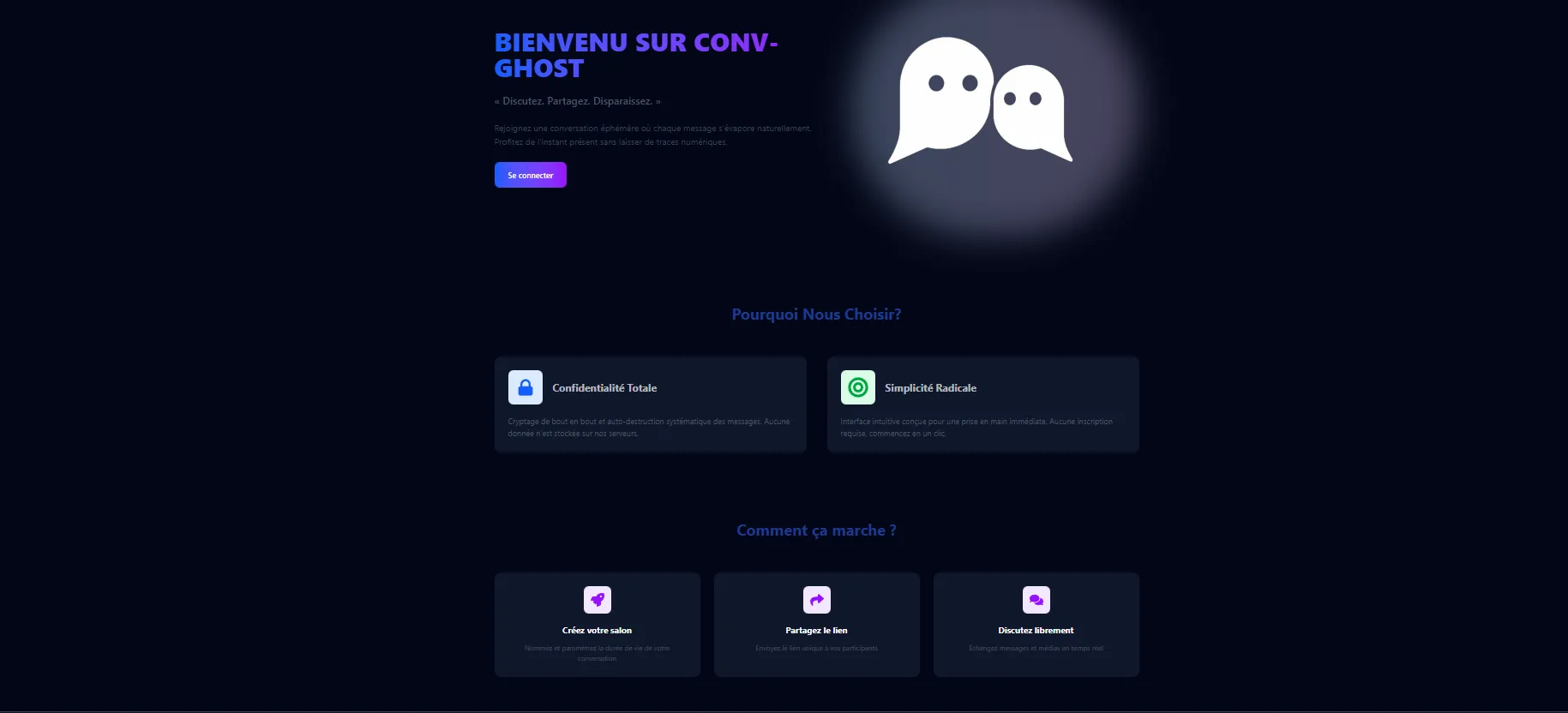 Conv-Ghost - Room Application